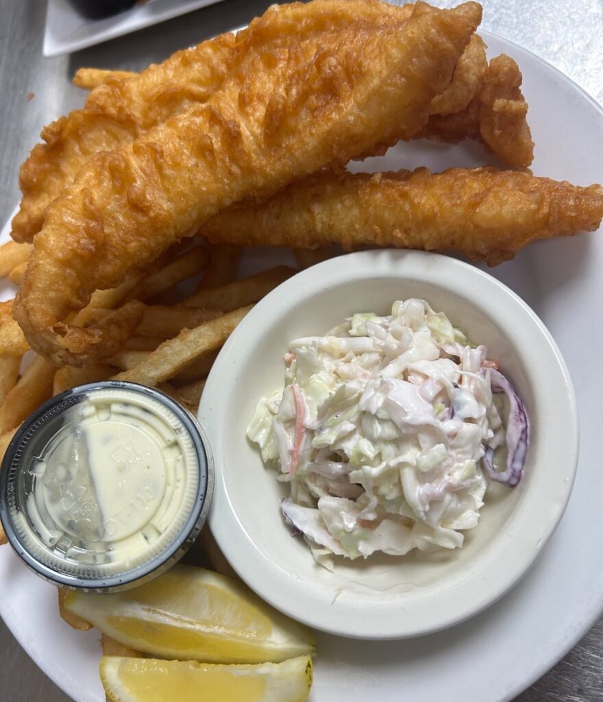 Fish and Chips at Molly Goodhead's