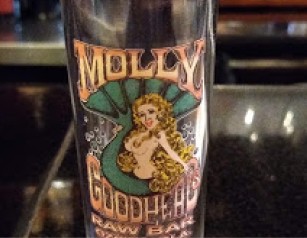 Molly Goodhead's mermaid pint glass